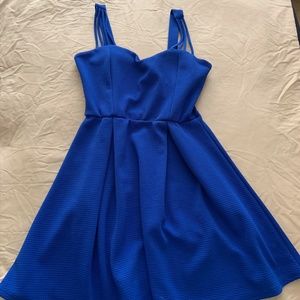 cobalt blue dress